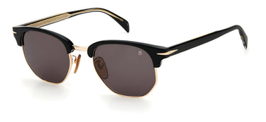 Men David Beckham Sunglasses: DB 1002/S - Black Gold - SpecSMART Eye Clinic (Diagonal View)